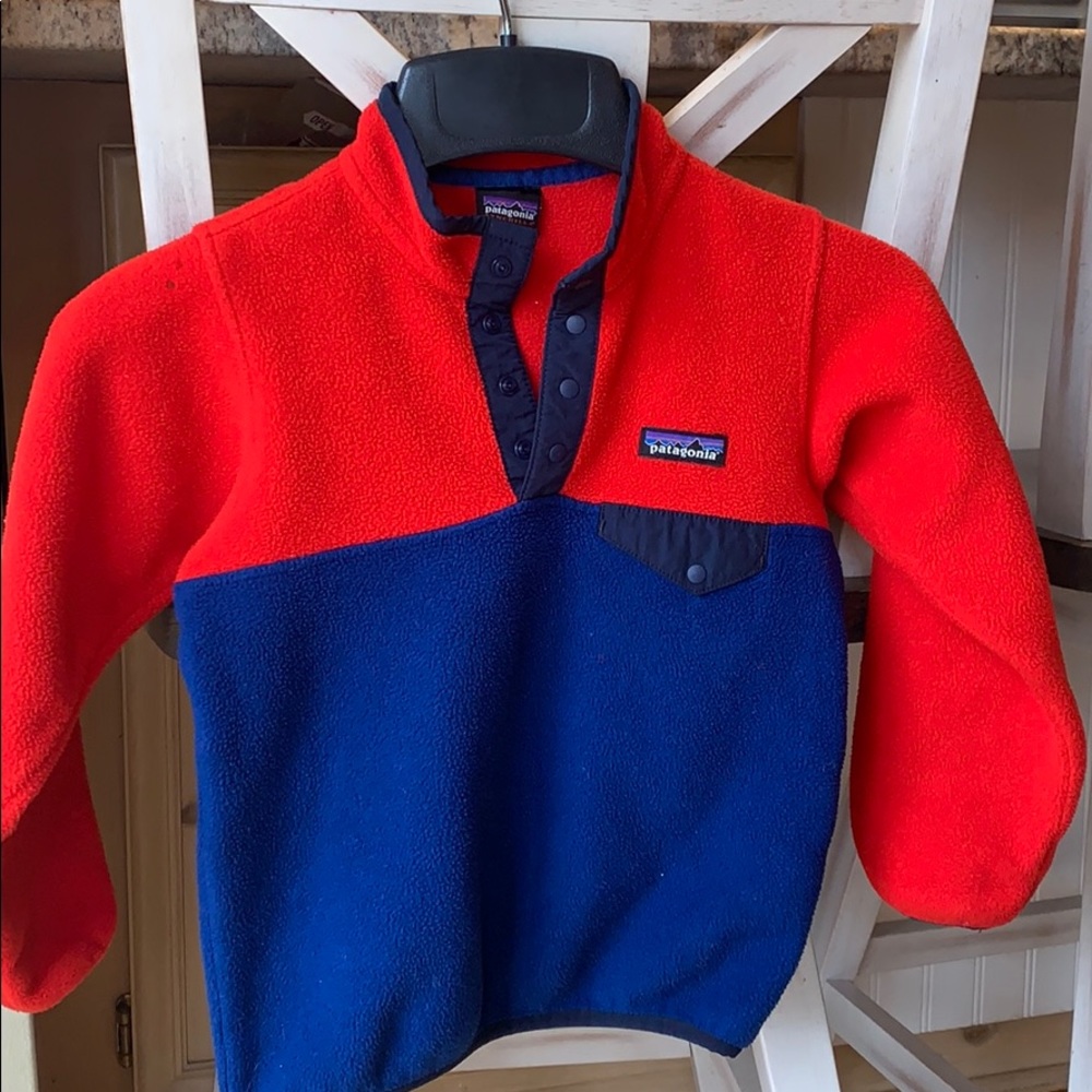 5t boys Patagonia synchilla snap fleece